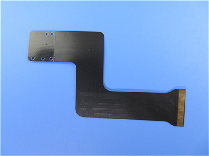 Flexible Printed Circuit (FPC) Flexible PCB On Polyimide With Black Solder Mask