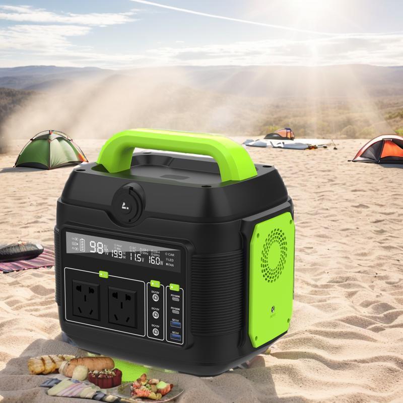 600W AC Output Portable Power Supply Emergency Energy Storage Multi-Functional Power Station