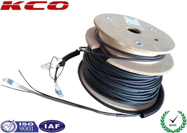 Quality FTTA Telecom Station DLC Armored Protection Break Out Fiber Optic Patch Cord Outdoor CPRI for sale
