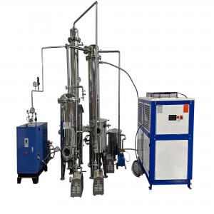 China Falling Film Evaporator 50L Stainless Steel Ethanol Vacuum Distillation on sale