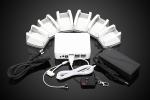 COMER cell phone display brackets security alarm control system with charging