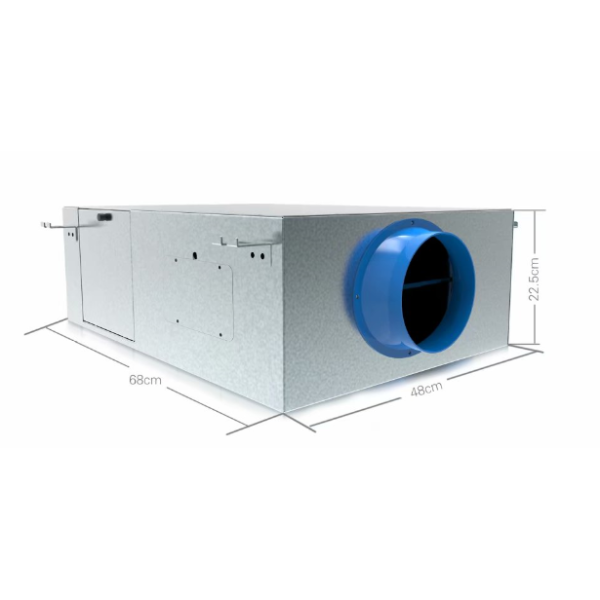 Commercial High Efficiency 150m2 Ceiling Mounted ERV Unit