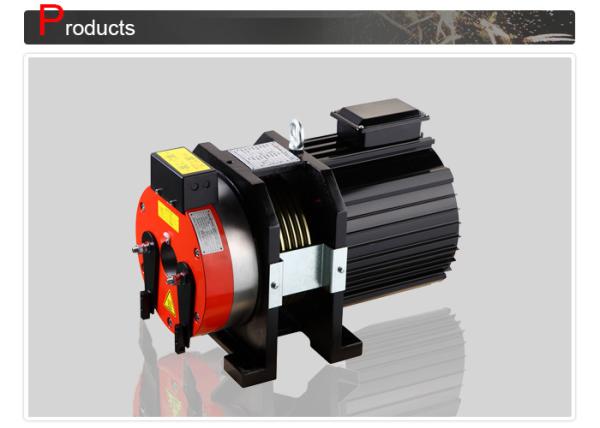 Quality Elevators Parts Gearless Traction Machine With Speed 0.5 - 1.0 M/S for sale