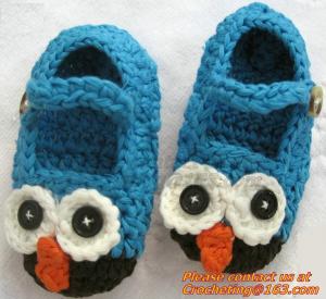 China Baby Boys Girls Crochet Sandal Thongs Slippers Newborn Infant Toddler Prewalker Kids Knitt on sale