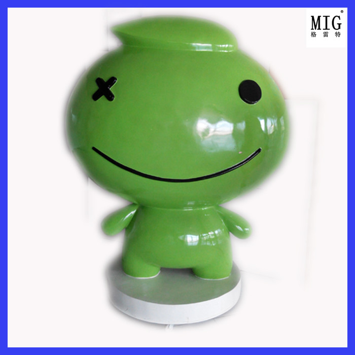 customize statues different theme of company image logo statue in props and oddities gate exhibition decoration