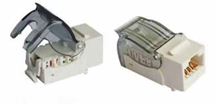 Cat.6 RJ 45 keystone jack zc-k033