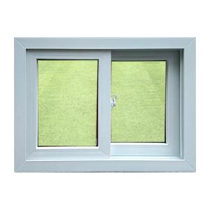 KDSBuilding Manufacturing Price Profile/Plastic Pvc Top 2 Track Burglar System Sliding Triple Glazed Upvc Windows