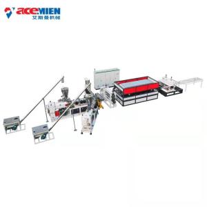 China 3MM PVC ASA Plastic 75kw Corrugated Roof Sheet Making Machine on sale