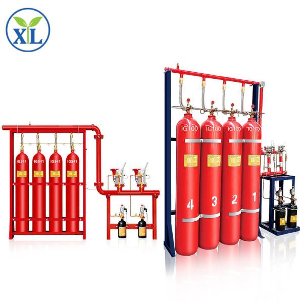Quality Inergen Gas Fire Suppression System Nitrogen Gas Designed Automatic Ig541 For Date Room for sale