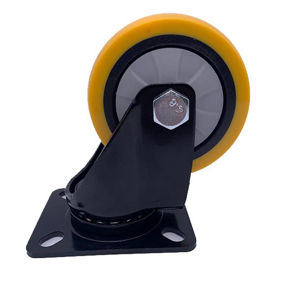 Quality 3'' Swivel Plate PU Caster for sale