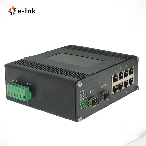 Quality Industrial 8-Port PoE Unmanaged Switch with IEEE 802.3at PoE+ for sale
