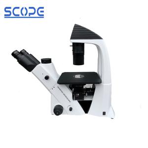 Buy cheap Inverted 400x Scientific Medical Microscope Trinocular Head High Eye Point product