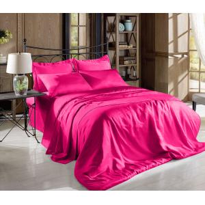 Buy cheap Luxurious Satin Fitted Sheet Queen Hypoallergenic Queen Bed Satin Sheets Set Machine Washable product