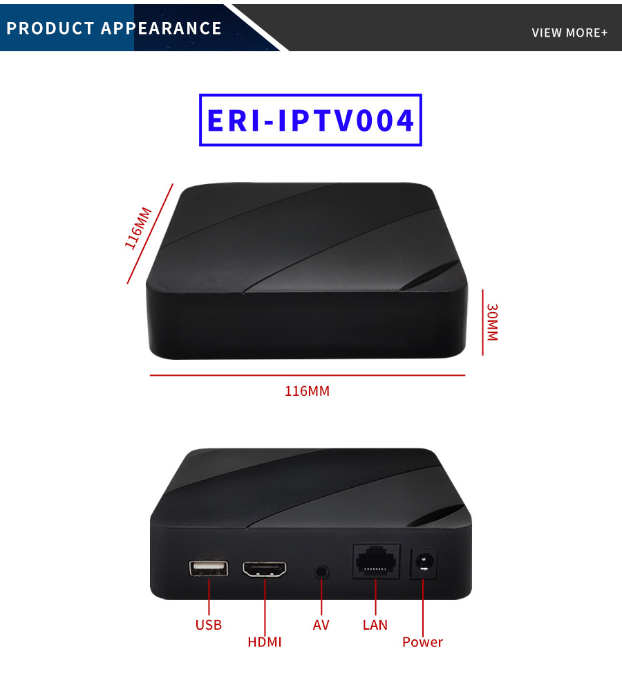 Affordable HEVC UDP HLS M3U Linux IPTV Box With HD Resolution And Simple Setup