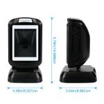 GTCODEESTAR 2D QR Code Omnidirectional Barcode Scanner For Supermarket