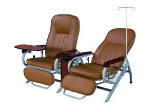 China Manual Hospital Furniture Chairs Transfusion Chair With Rotating Table on sale