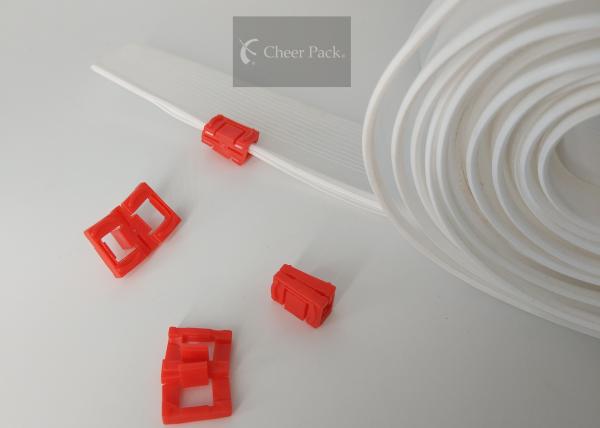 Quality Red Color OEM PP ziplockk Zipper Slider For Right Side Seal Bag Packing for sale