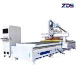 6+6 Vertical Computerized Wood Cutting Machine Single Spindle Linear Cutting