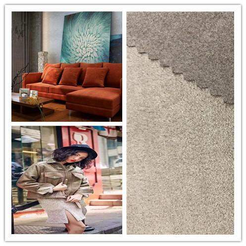 Quality 91% P 9% SP Faux Suede Fabric Fade Resistant Breathable Soft For Home Decoration for sale