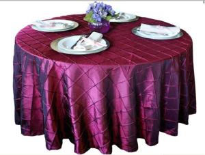 China pintuck table cloth on sale