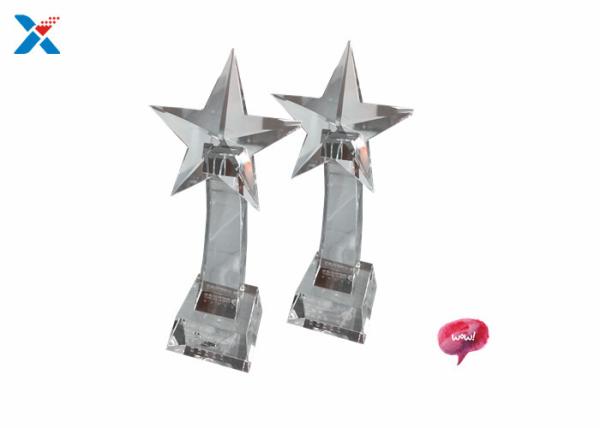 Quality Eco Friendly Acrylic Shapes Craft Trophy Souvenir Awards Prize Cup With Characters Printing for sale