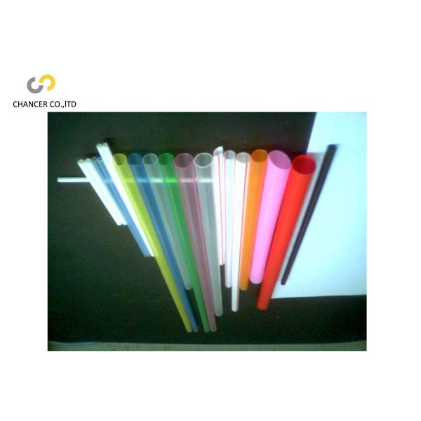 Automatic two colors straight PP PE plastic drinking straw extruder