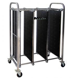 Buy cheap Handle Adjustable ESD PCB SMT Storage Trolley Eletronic Antistatic Reel Storage Cart product