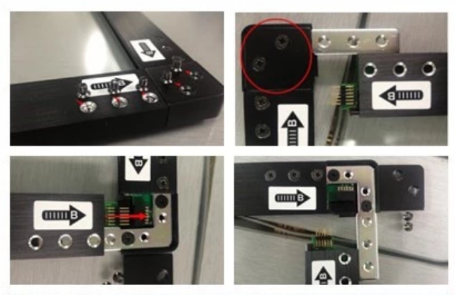 153'' Video Wall Touch Screen Frame Super Large Size For 3X2 49 Inch Wall Monitor