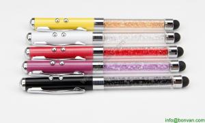 China multi functions metal pen, LED light, touch tip,ball pen on sale