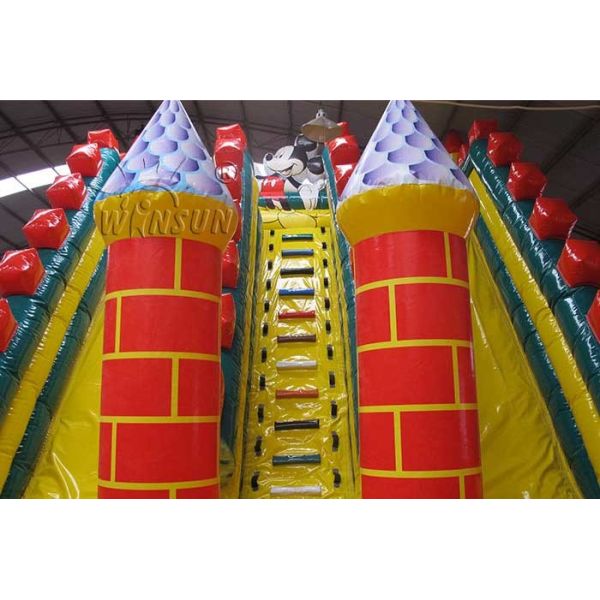 Giant Inflatable Slide With Bouncer For Toddlers / Adults 10x6x6m