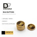 Polyester Bulk Clothing Buttons 4 Holes Colorful Assembed Combination Button