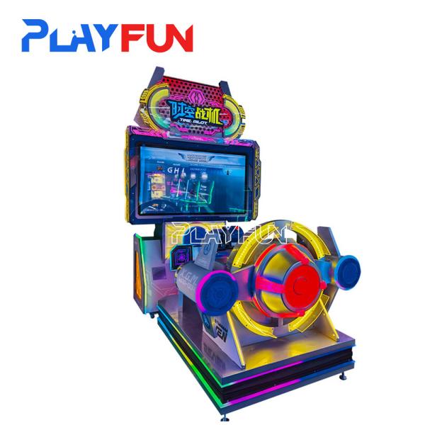 Quality PlayFun Coin Operated Airplane Fighting Shooting Game Machine Simulator Video Arcade Game for Game Zone for sale