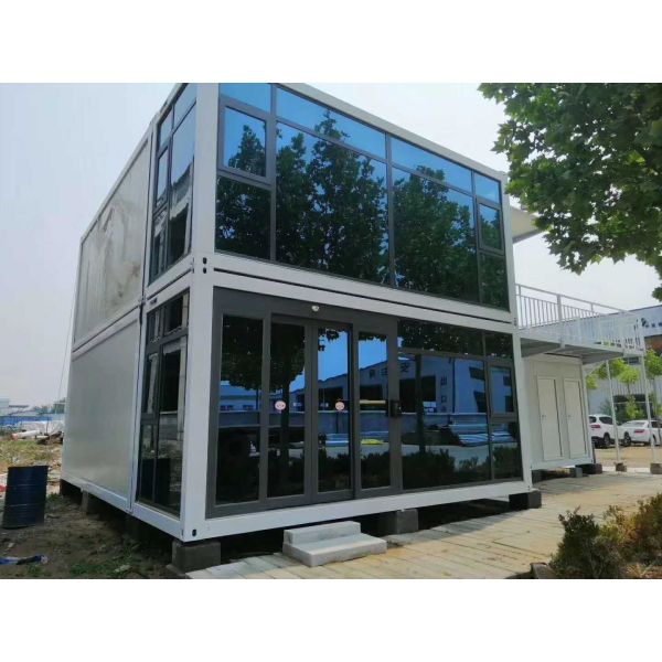 Galvanized Steel Square Tubes Customizable Prefabricated Container for Family Living or Office Combination Solution