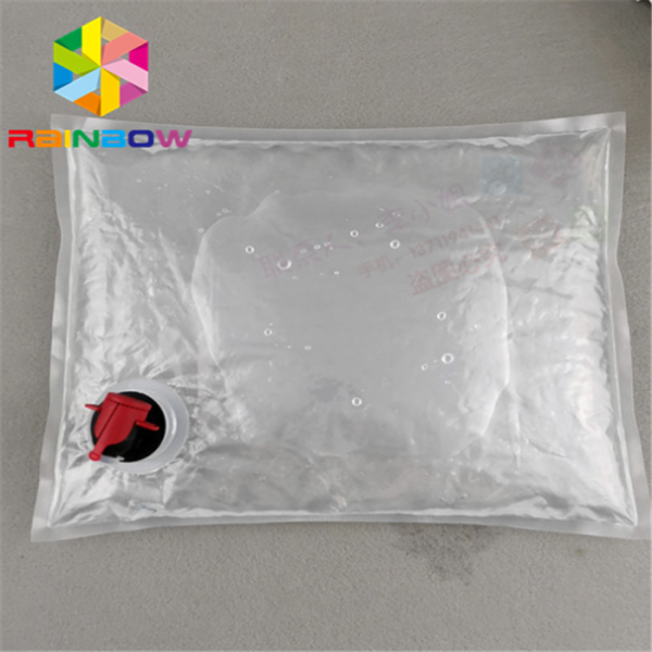 Custom Size 20L Bib Foil Packaging Bags For Drinking Water Beverage Juice Storage
