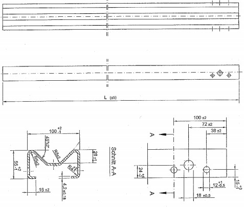 Three Waves W Beam Steel Highway Guardrail Roll Former