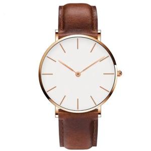 China Luxury Waterproof Quartz Watch Japanese Movement Men'S Belt Watch on sale