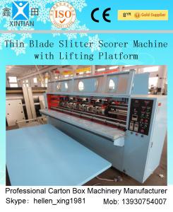 Pneumatic Grinding Carton Box Making Machine BFY Thin Blade Slitter Scorer Machine