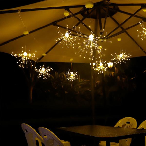 Quality 8m Control Starburst Fairy String Lights RGBW RWB For Holiday Decoration for sale