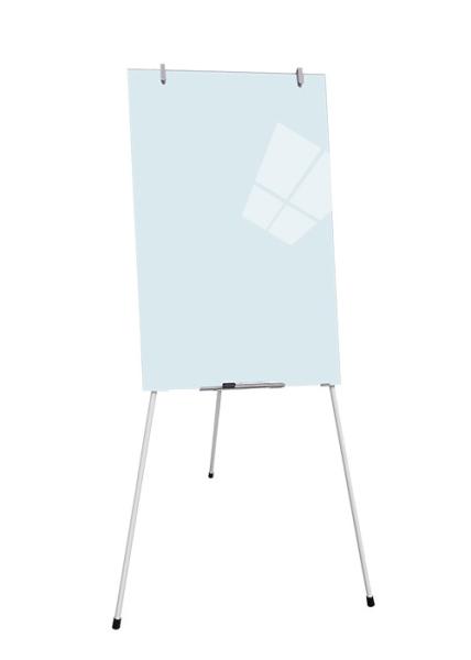 Quality Glass Flip Chart Board With Roller Triangle Feature Paper Clip OEM Service for sale