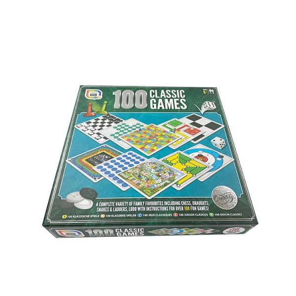 Quality KMART Cardboard Family Game Educational Learning Games Custom CMYK Printing for sale