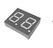 Buy cheap 2 Digit Digital Clock 7 Segment Display 0.36 Inch THT Mounting product