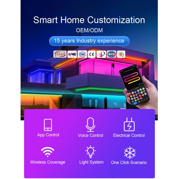 Beacon 2.4G 50M Motion Sensor LED Strip Light Staircase 2700-6500K