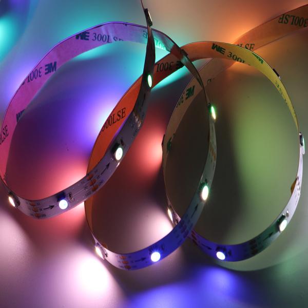 Quality DC12V 1680LM RGBWW TM1812 60LEDS/M 5050 DIGITAL LED STRIP for sale