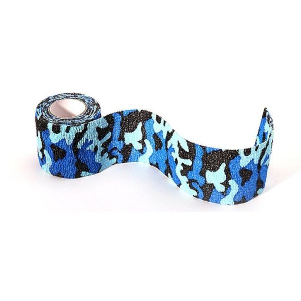 2"x5yards self-adhesive camo colored elastic cohesive bandage, breathable waterproof camouflage home care products kines