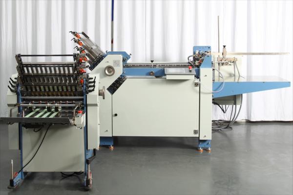 Quality 380V Automatic Cross Fold Paper Folding Machine For Pharmaceutical Leaflets for sale