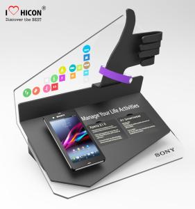 China Success Retail Way Acrylic Mobile Phone Display Stands For Cell Phone And Accessories on sale