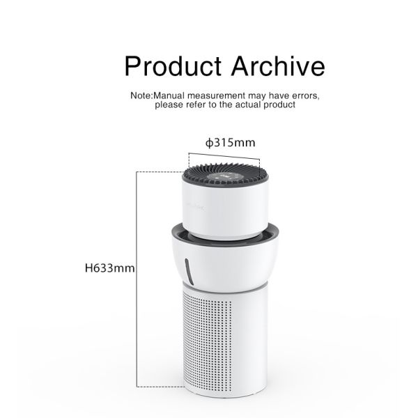 88CFM Air Purifier Humidifier Dehumidifier 2 In 1 Machine Combo OEM