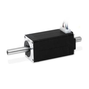 China Compact 0.1kg Nema 8 Micro Hollow Shaft Stepper Motor with 20mm Front Shaft and Hole on sale