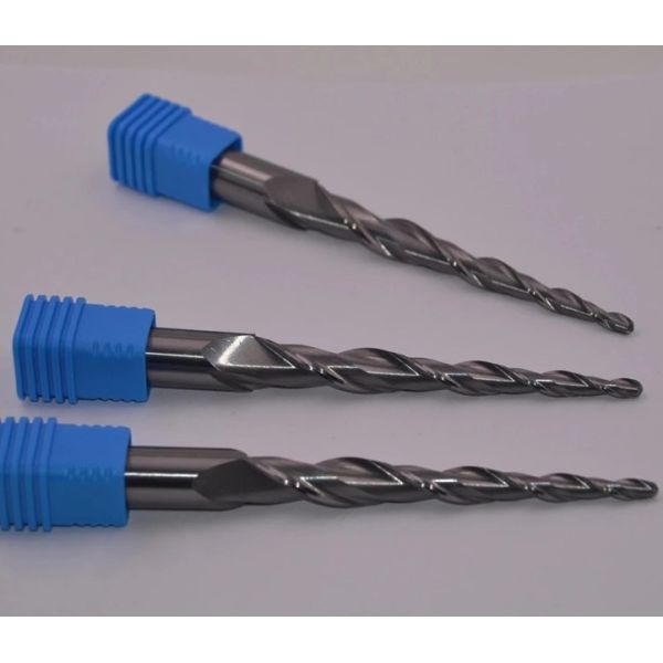 Custom Size Tungsten Carbide Taper End Mill CNC Engraving Tools