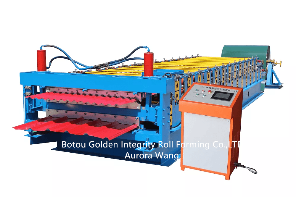 1250mm Double Layer Roll Forming Machine Corrugated Roll Forming Machine